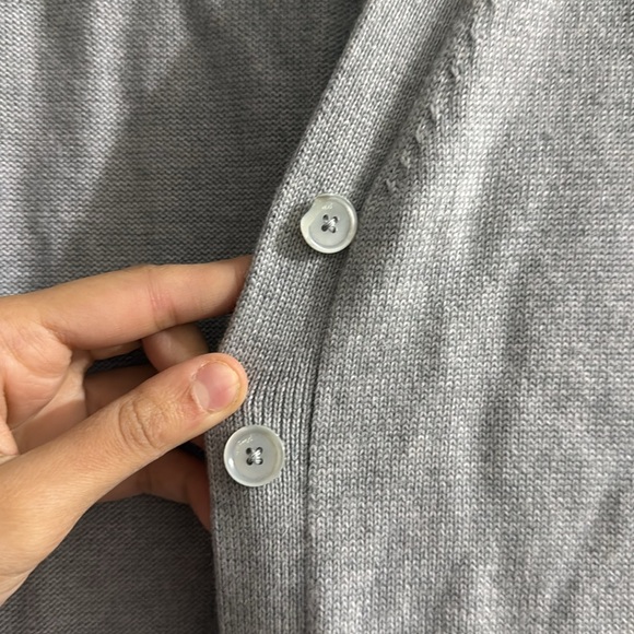 Aritzia Wilfred XS long Cardigan Sweater Grey - Picture 13 of 15